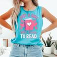 Bookworm Just A Girl Who Loves To Read Comfort Colors Tank Top Light Green Bookworm Just A Girl Who Loves To Read Comfort Colors Tank Top Light Green