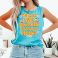 Bookworm This Is My Reading Pajama Book And Pajama Comfort Colors Tank Top Light Green