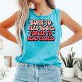 Born To Read Books Forced To Read Emails Groovy Reading Comfort Colors Tank Top Light Green Born To Read Books Forced To Read Emails Groovy Reading Comfort Colors Tank Top Light Green