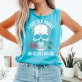 I Buy Her Books And Call Her A Good Girl Book Lover Comfort Colors Tank Top Light Green