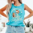 I Buy Books Like I'm Immortal Reading Book Lover Skeleton Comfort Colors Tank Top Light Green I Buy Books Like I'm Immortal Reading Book Lover Skeleton Comfort Colors Tank Top Light Green