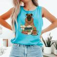 Capybara Glasses Reading Books Capybara Nerd Bookworm Comfort Colors Tank Top Light Green Capybara Glasses Reading Books Capybara Nerd Bookworm Comfort Colors Tank Top Light Green