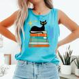 Cat And Books Retro Midcentury Mid Century Aesthetic Comfort Colors Tank Top Light Green Cat And Books Retro Midcentury Mid Century Aesthetic Comfort Colors Tank Top Light Green