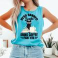 Cat I Read Banned Books Shirt Bookworm Avid Reader For Men Women Kids Comfort Colors Tank Top Light Green