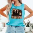 Cats Antique Books Academia Library Aesthetic Bookworm Comfort Colors Tank Top Light Green Cats Antique Books Academia Library Aesthetic Bookworm Comfort Colors Tank Top Light Green