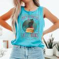 Cats And Books Lover Reading Literary Feline Humor Comfort Colors Tank Top Light Green