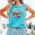 Cats Coffee Books Comfort Colors Tank Top Light Green Cats Coffee Books Comfort Colors Tank Top Light Green