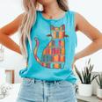 Cats Reading Books Librarian Library Readers Comfort Colors Tank Top Light Green
