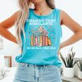 Chasing That Scholastic Book Fair Feeling Apparel Comfort Colors Tank Top Light Green
