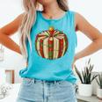 Christmas Book Ornament Lights Holiday Reading Lover Teacher Comfort Colors Tank Top Light Green
