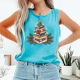 Christmas Book Reading Reader Xmas Bibliophile -Adult Christmas Tree Book Modern Comfort Colors Tank Top Light Green Christmas Book Reading Reader Xmas Bibliophile -Adult Christmas Tree Book Modern Comfort Colors Tank Top Light Green