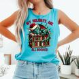 Christmas Dragon My Holidays Are All Booked Book Lovers Kids Comfort Colors Tank Top Light Green Christmas Dragon My Holidays Are All Booked Book Lovers Kids Comfort Colors Tank Top Light Green