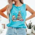 Christmas A Penguin Reading Book Snowflake Cocoa Hot Teacher Comfort Colors Tank Top Light Green Christmas A Penguin Reading Book Snowflake Cocoa Hot Teacher Comfort Colors Tank Top Light Green