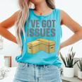 Comic Books Art For Men Women Collector Comic Book Lover Comfort Colors Tank Top Light Green