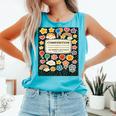 Composition Notebook Costume Teacher Matching Halloween Book Comfort Colors Tank Top Light Green