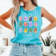 Cool Kids Read Books School Librarian Reading Teacher Comfort Colors Tank Top Light Green