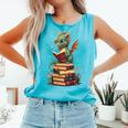 Cute Dragon Reading Book Bookworm Dragons And Books Comfort Colors Tank Top Light Green Cute Dragon Reading Book Bookworm Dragons And Books Comfort Colors Tank Top Light Green