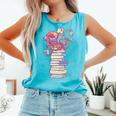 Cute Octopus Bookworm Fun Reading Tee For Book Lovers Comfort Colors Tank Top Light Green Cute Octopus Bookworm Fun Reading Tee For Book Lovers Comfort Colors Tank Top Light Green