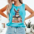 Cute Reading Bunny With Glasses Books Bookworm Reader Book Premium Tri-Blend Comfort Colors Tank Top Light Green Cute Reading Bunny With Glasses Books Bookworm Reader Book Premium Tri-Blend Comfort Colors Tank Top Light Green
