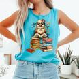 Cute Reading Chicken With Glasses Books Bookworm Reader Book Comfort Colors Tank Top Light Green Cute Reading Chicken With Glasses Books Bookworm Reader Book Comfort Colors Tank Top Light Green
