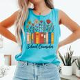Cute Wildflower Book School Counseling Life School Counselor Comfort Colors Tank Top Light Green Cute Wildflower Book School Counseling Life School Counselor Comfort Colors Tank Top Light Green