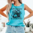 Dark Romance Books Lover Bookish Bookworm Gothic Aesthetic Comfort Colors Tank Top Light Green