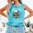 Dark Romance Smutt Book Merch STFUATTDLAGG Good Girl Trigger Comfort Colors Tank Top Light Green