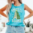 Dashing Through The Books Christmas Book Lovers Men Women Comfort Colors Tank Top Light Green Dashing Through The Books Christmas Book Lovers Men Women Comfort Colors Tank Top Light Green