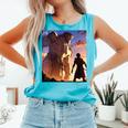David And Goliath Bible Book Of Samuel Famous Bible Story Comfort Colors Tank Top Light Green