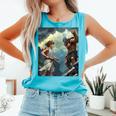 David And Goliath Bible Book Of Samuel King David Comic Comfort Colors Tank Top Light Green David And Goliath Bible Book Of Samuel King David Comic Comfort Colors Tank Top Light Green