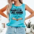 A Day Without Reading Is Like I Have No Idea Women Books Comfort Colors Tank Top Light Green A Day Without Reading Is Like I Have No Idea Women Books Comfort Colors Tank Top Light Green