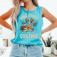 Dogs Books And Quilting Comfort Colors Tank Top Light Green Dogs Books And Quilting Comfort Colors Tank Top Light Green