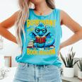 Dragon Bookworm Please I'm A Book Dragon Comfort Colors Tank Top Light Green