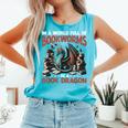 Dragon In A World Full Of Bookworms Be A Book Dragon Comfort Colors Tank Top Light Green Dragon In A World Full Of Bookworms Be A Book Dragon Comfort Colors Tank Top Light Green