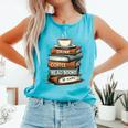 Drink Coffee Read Books Be Happy Caffeine Espresso Comfort Colors Tank Top Light Green Drink Coffee Read Books Be Happy Caffeine Espresso Comfort Colors Tank Top Light Green