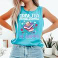 Drink Tea Read Books Be Happy Book Lover Reading Comfort Colors Tank Top Light Green Drink Tea Read Books Be Happy Book Lover Reading Comfort Colors Tank Top Light Green