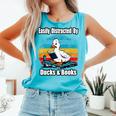Ducks Books Lover Easily Distracted By Ducks & Books Comfort Colors Tank Top Light Green Ducks Books Lover Easily Distracted By Ducks & Books Comfort Colors Tank Top Light Green