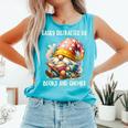 Easily Distracted By Books And Gnomes Book Reading Gnome Comfort Colors Tank Top Light Green Easily Distracted By Books And Gnomes Book Reading Gnome Comfort Colors Tank Top Light Green