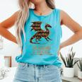Easily Distracted By Dragons And Books Library Dragon Lover Comfort Colors Tank Top Light Green