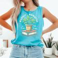 Easily Distracted By Plants And Books Comfort Colors Tank Top Light Green