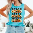 Educated Afro Women Girl Reading Book Future HBCU Grad Comfort Colors Tank Top Light Green