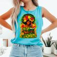 Educated Women Girls Reading Book Black History Month Comfort Colors Tank Top Light Green