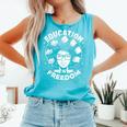 Education Is Freedom History Books African Pride Women Comfort Colors Tank Top Light Green