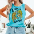 Enemies To Lovers Jaguar Tee Romance Book Plot Device Trope Comfort Colors Tank Top Light Green