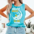 Escaped Reality Do Not Disturb Book Lover Comfort Colors Tank Top Light Green