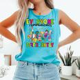 Everyone Communicates Differently Book Teacher Outfit Comfort Colors Tank Top Light Green