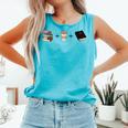 Everything a Girl Needs Books Coffee Jesus Comfort Colors Tank Top Light Green