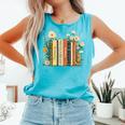 Fantasy Drama Tragedy Book Floral Subtle Comfort Colors Tank Top Light Green Fantasy Drama Tragedy Book Floral Subtle Comfort Colors Tank Top Light Green