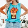 Flames And Lighter Costume For Matchbook Lovers Comfort Colors Tank Top Light Green Flames And Lighter Costume For Matchbook Lovers Comfort Colors Tank Top Light Green