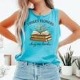 Forget Flowers Buy Me Books Book Lover Comfort Colors Tank Top Light Green Forget Flowers Buy Me Books Book Lover Comfort Colors Tank Top Light Green